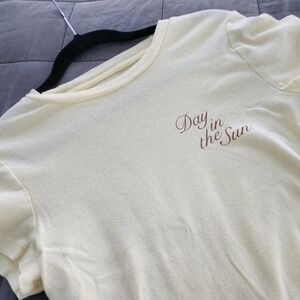 Madewell Soft Yellow Tee - NWOT!!